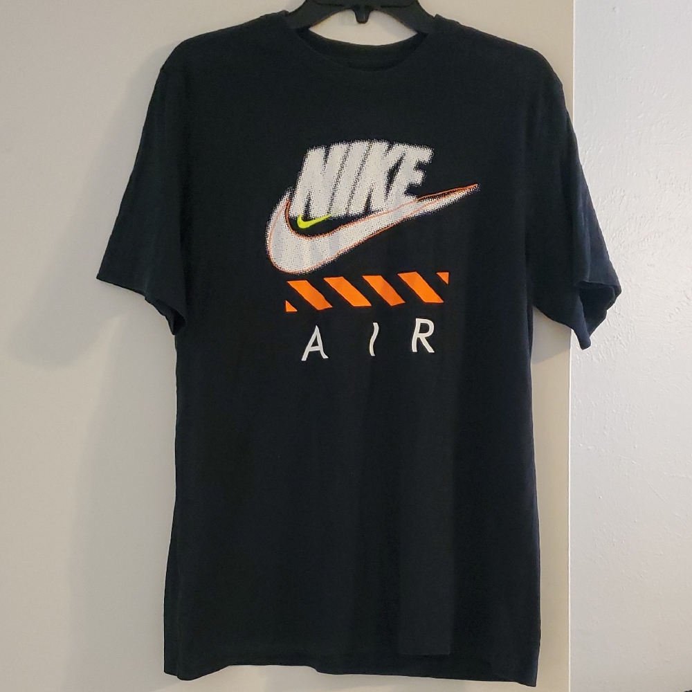 Nike Black Tee with Vibrant Logo